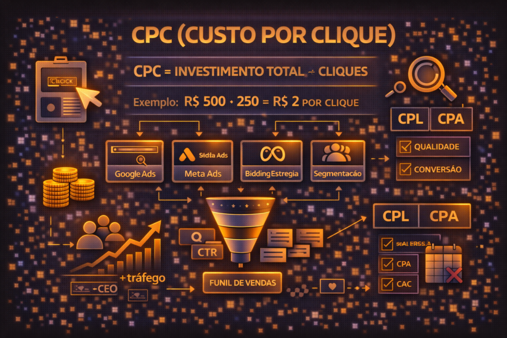 CPC custo por clique