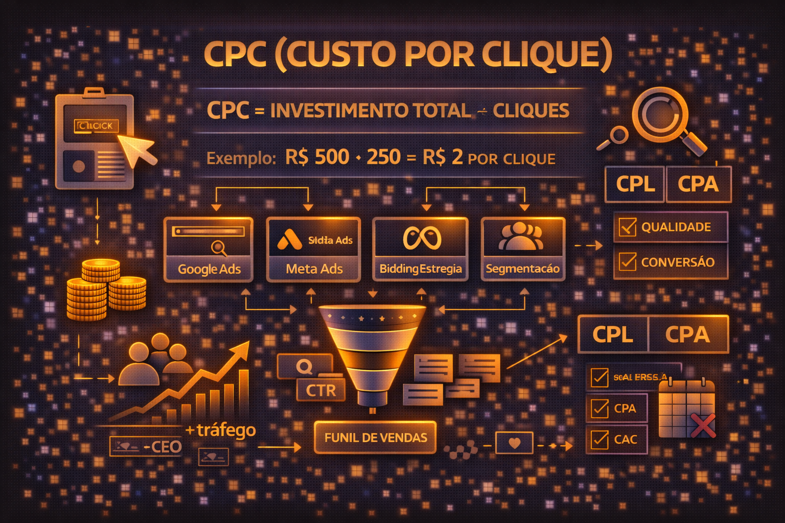 CPC custo por clique