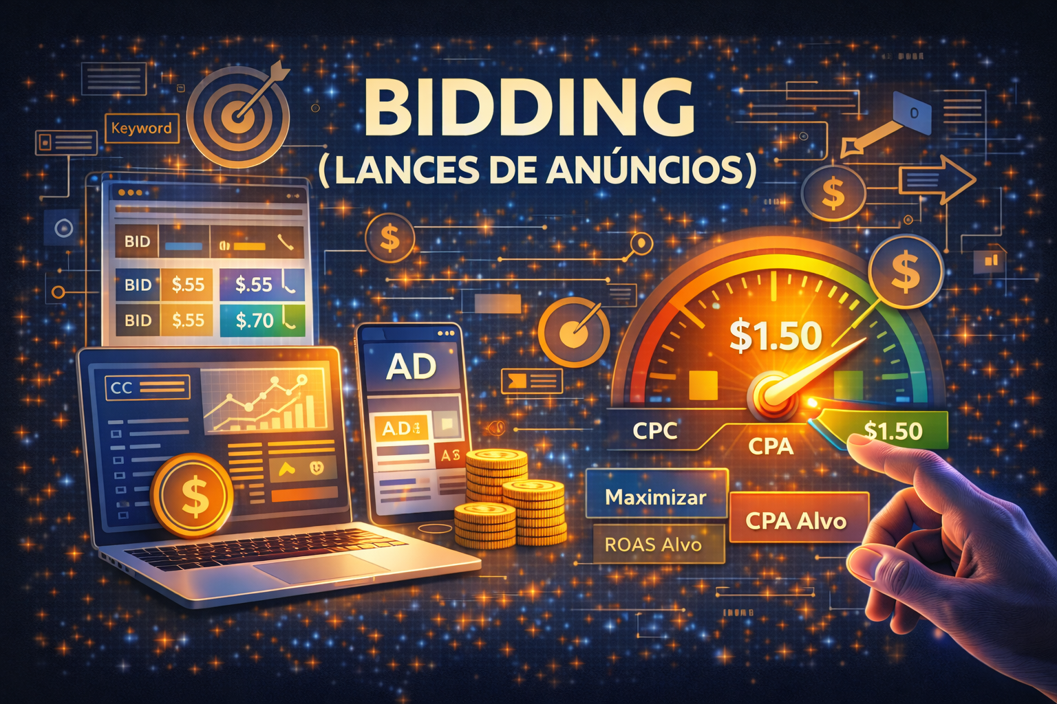 O que é Bidding lance de anuncios?